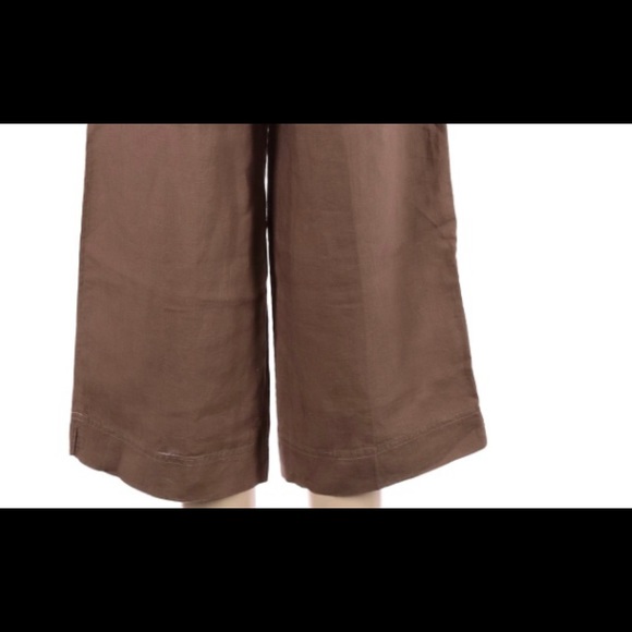 SOLD** Sz 10 J Jill 100%  Linen wide leg cropped - Picture 7 of 12